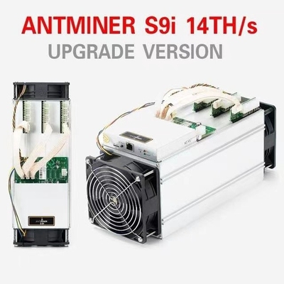 10nm सैमसंग ASIC चिप के साथ BTC खनिक S9i 14th सेकेंडहैंड 1350W 75dB