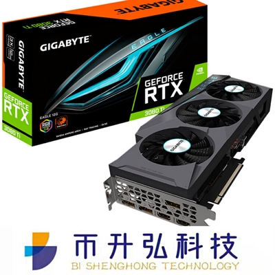 10240 CUDA माइनिंग रिग ग्राफ़िक्स कार्ड GA102 GIGABYTE GeForce RTX 3080Ti ईगल 12जीबी