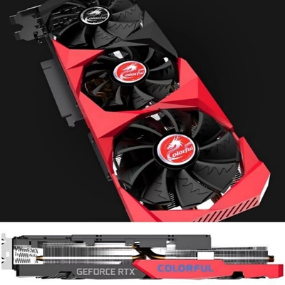 1695MHz ETH माइनिंग रिग ग्राफिक्स कार्ड रंगीन GeForce RTX 3090 24GB