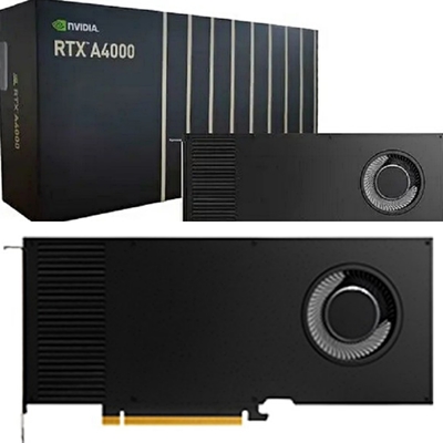 GDDR6 NVIDIA RTX A4000 16GB 6144 CUDA खनन ETH 140W के लिए