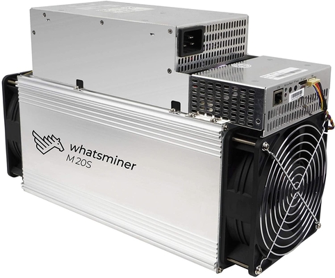 सेकेंड हैंड Asic Whatsminer M20S 70TH 3500W AC 200V 300V क्लासिक सिंगल ट्यूब